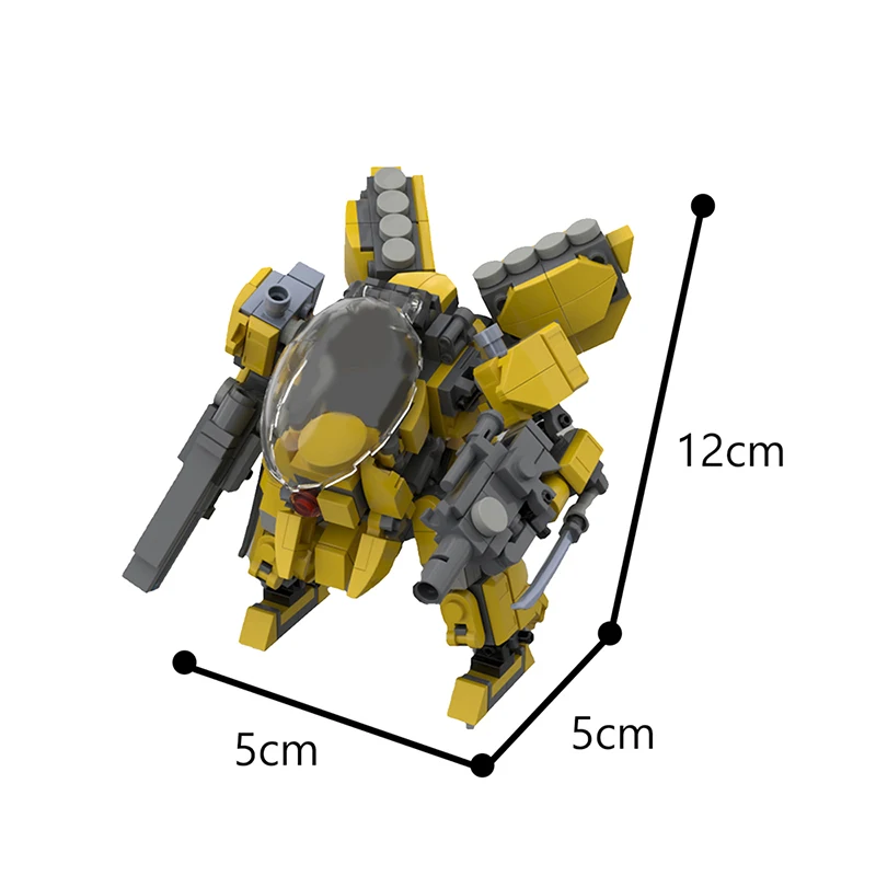 Buildmoc kreatywny Robot wojskowy Mech AF-05 Mecha roboty Model z kreskówki klocki dla dzieci chłopcy prezenty