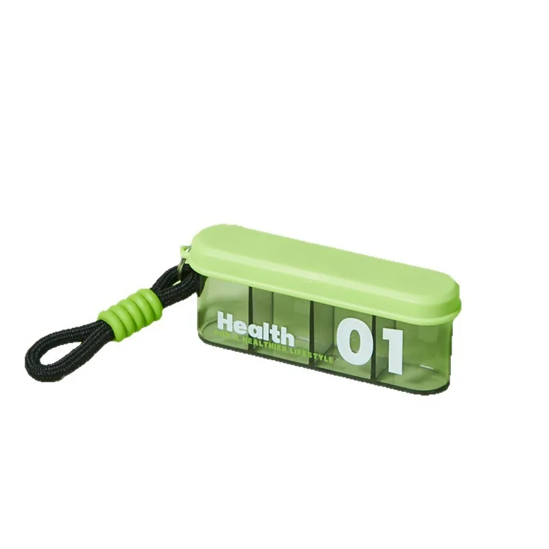 Medicine box: Three meals a day, morning, middle, and evening. Portable mini portable small pill packaging box