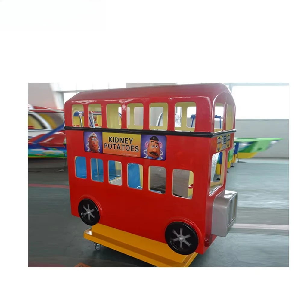 Fiberglass car games, rides, winning money, swinging trains, coin-operated rides
