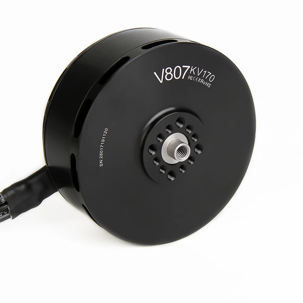 

Ligpower V807 KV170 12S Cheap Factory Price 6800W 28 Poles Best Powerful Dc Vtol Drone Motor