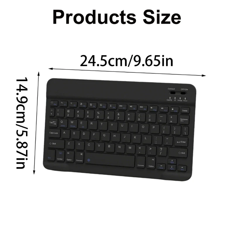Casing Keyboard untuk Tablet Tab S9FE 11 Inci Casing Keyboard Nirkabel Dapat Dilepas