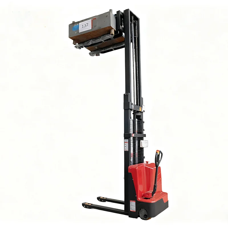 Manual Hydraulic Pallet Stacker 1Ton Hand Stacker Truck for Warehouse Material Handling
