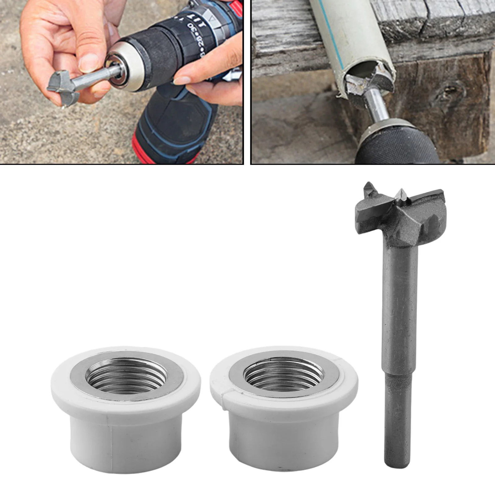 Water Pipe Joint PPR Internal Thread Repair Tool Drilling Bit 1/2 Inch Inner Wire For Pipe Fix Versatile Applications