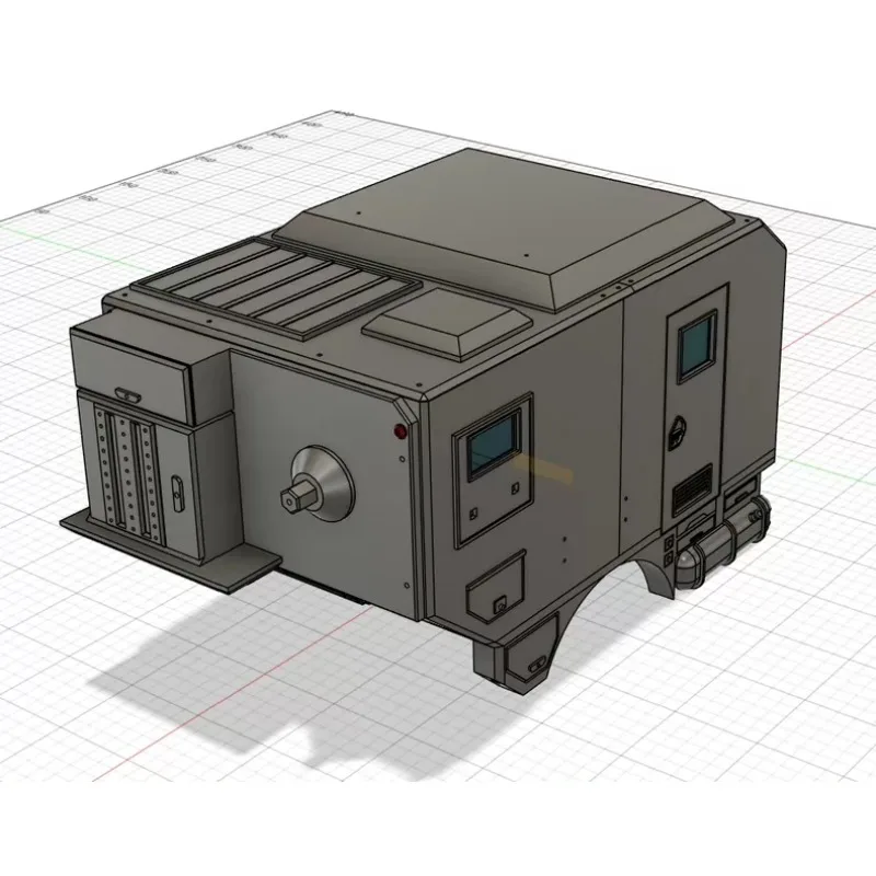 

CROSSRC NT4 1/10 RC Unimog Crawler Hard Top Camper Shell for Upgrade Kit Bolt-on No Modification Needed Scale Model Accessories