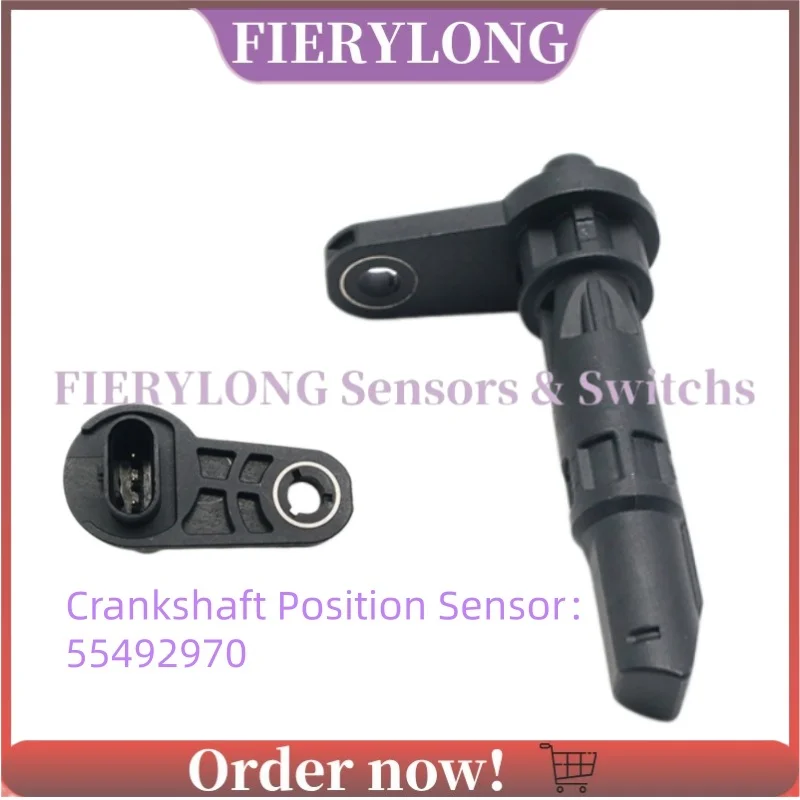 55492970 Crankshaft Position Sensor For Opel/Vauxhall Astra Cascada Insignia Zafira 55589381 PC1135 2351888 1247945 5S15181
