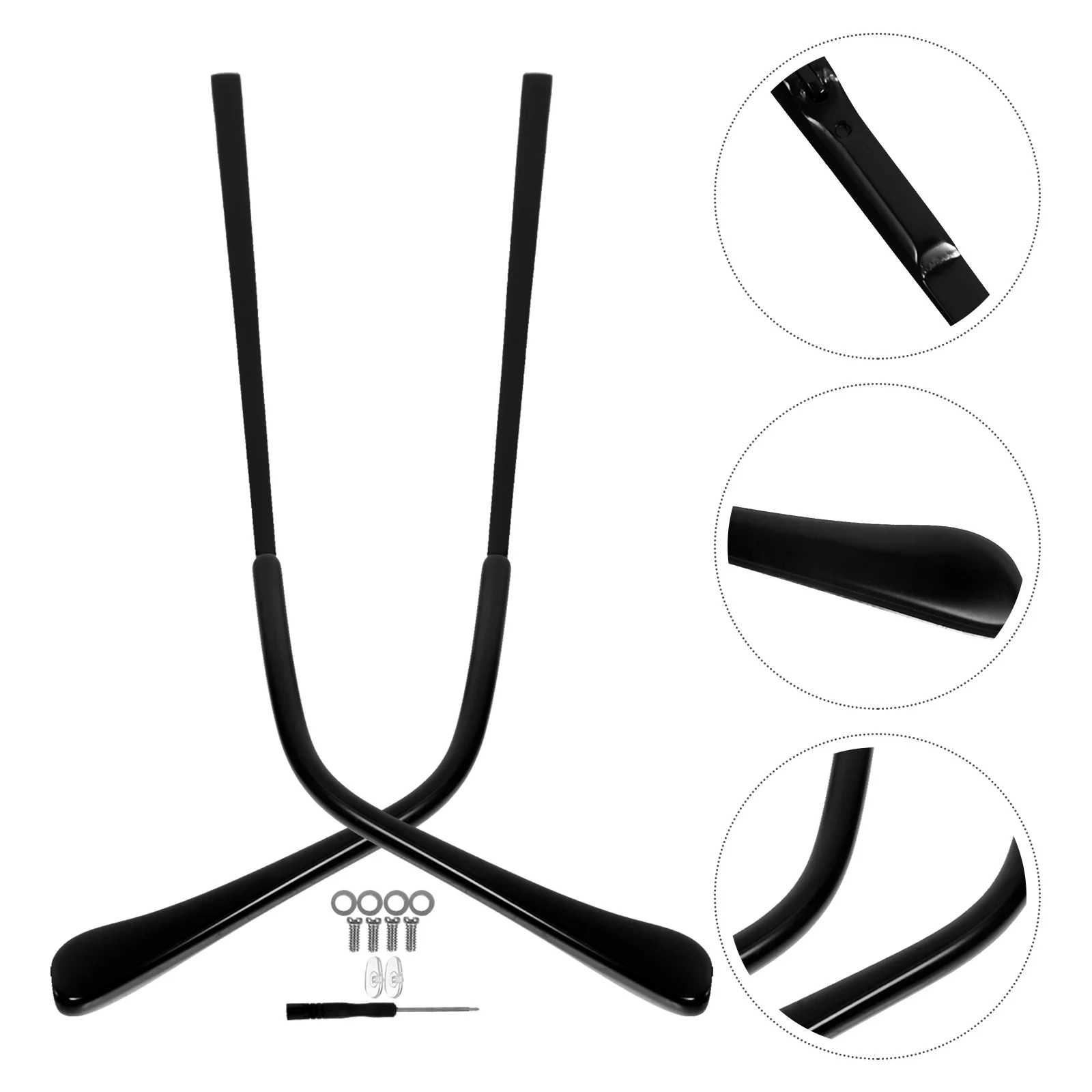 Sunglasses Accessories Universal Replacement Temple Repair Kit Sports Screw Eyeglass Arm Black Eyeglasses Arms Legs Parts