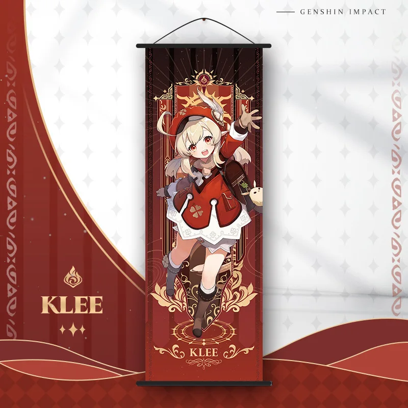 Genshin Impact Leinwand-Poster Colombina Flins Arlecchino Cosplay Wandbehang Spiel-Helden Deko Fansammlung Geschenke – Detail 16