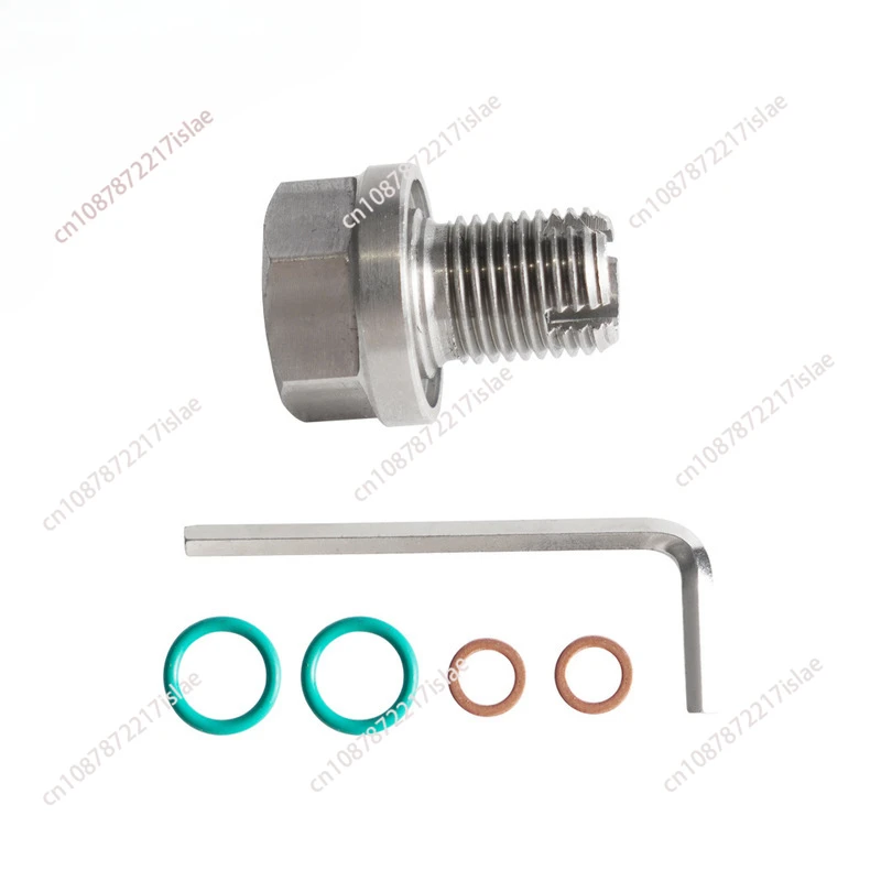 Auto Modification, Accessories Self-Tapping Repair Stainless Steel Oil Pan Screw Oil Drain Plug Repair Kit Belt