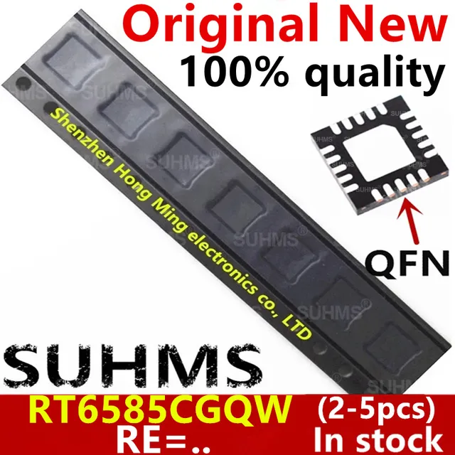 (2-5 sztuk) 100% nowy RT6585CGQW RT6585C dla kodu: (RE=6H RE=..) Chipset QFN-20