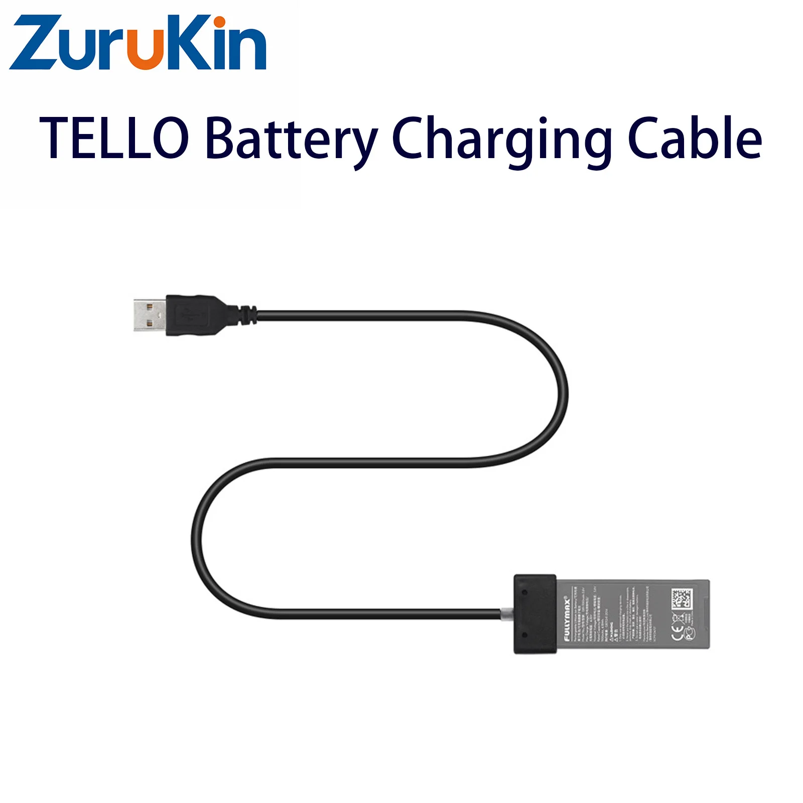 

USB-кабель для зарядки аккумулятора дрона DJI Ryze Tello, портативное быстрое зарядное устройство с LED-индикатором, 5В 1-3А