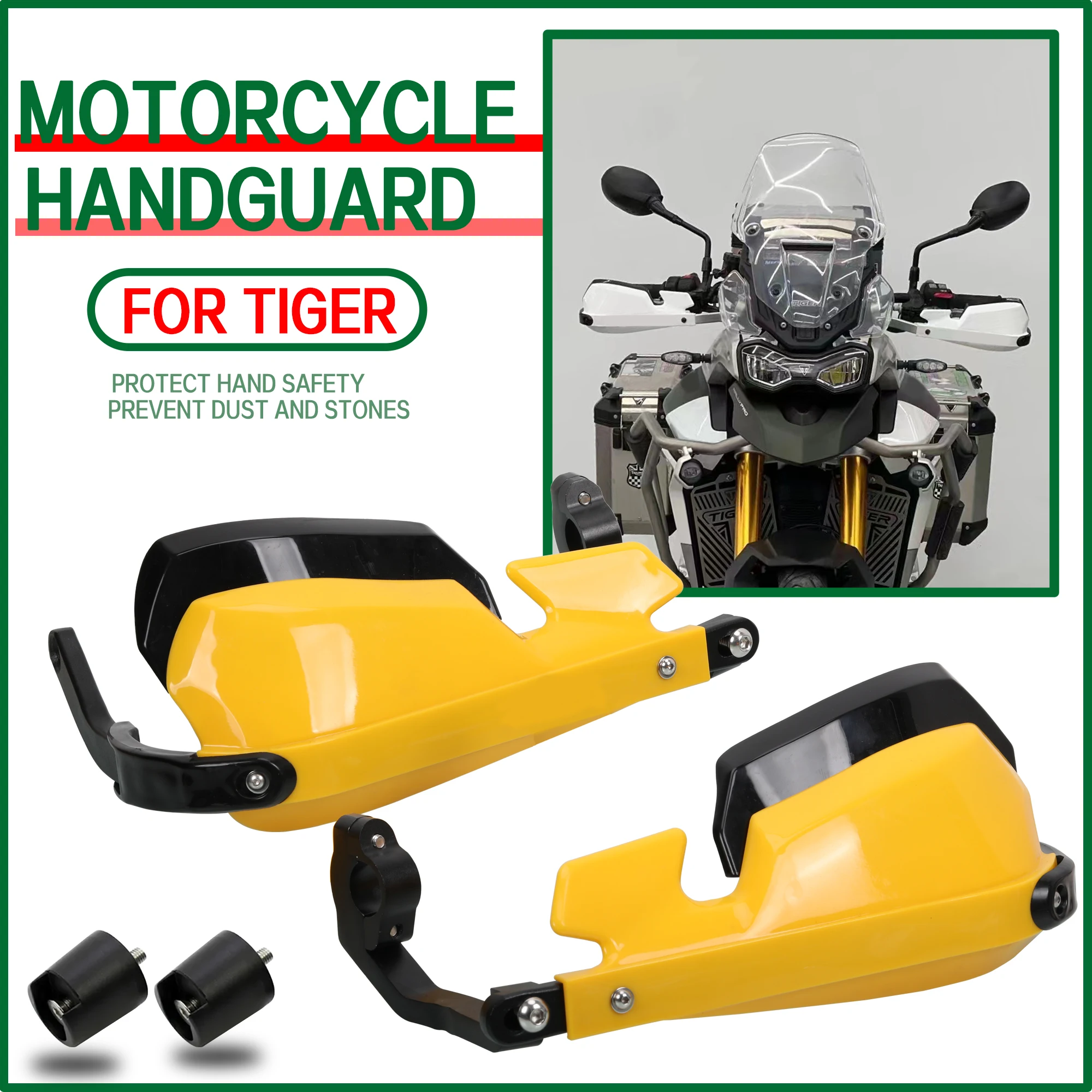 

New For TIGER900 TIGER 800 1200 Rally Pro GT Pro 2020-2021 Motorcycle Handguard Handlebar Hand Shield Handle Guard Protector