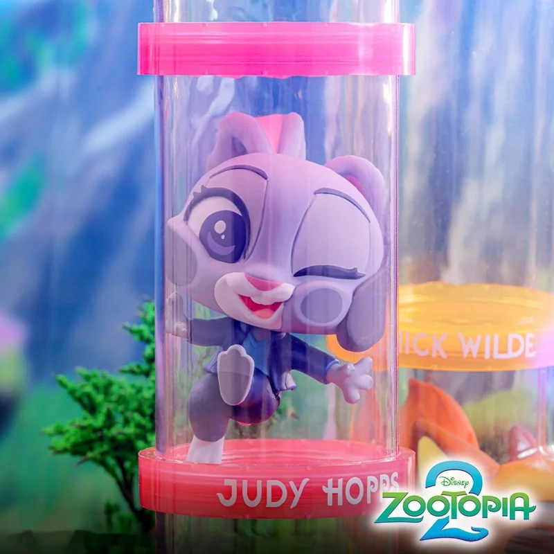 Zootopia 2cosbi слепая коробка мини-кукла Ник Джуди аниме милая мультяшная кукла игрушка изысканное украшение для стола сюрприз Mysterybox подарок