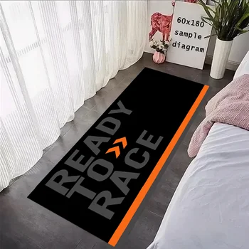 Připraveno k závodění Přední podlahové dveře Vstupní rohožka na motocyklový koberec Garážová rohož Závodní styl Moto displej Protiskluzové domácí dekorace koberce 8 nejlepší prodej motocyklové koberce - №5