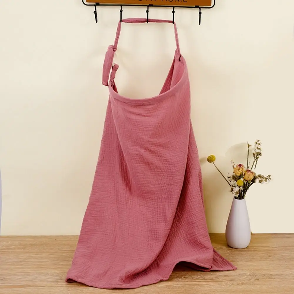 Cute Cotton Breastfeeding Cover Rainbow Solid Color Breastfeeding Coverall Adjustable Bear Nursing Apron Mother