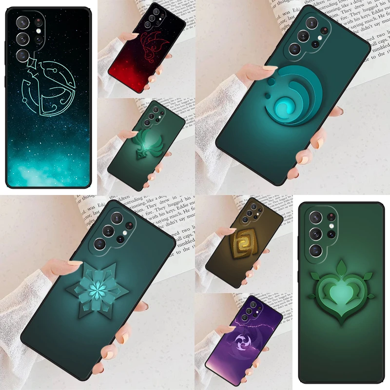 Funda para Teléfono Celular Genshin Impact Aranara para Samsung Galaxy S26 Ultra S25 S24 S23 S22 S21 S20 Note10