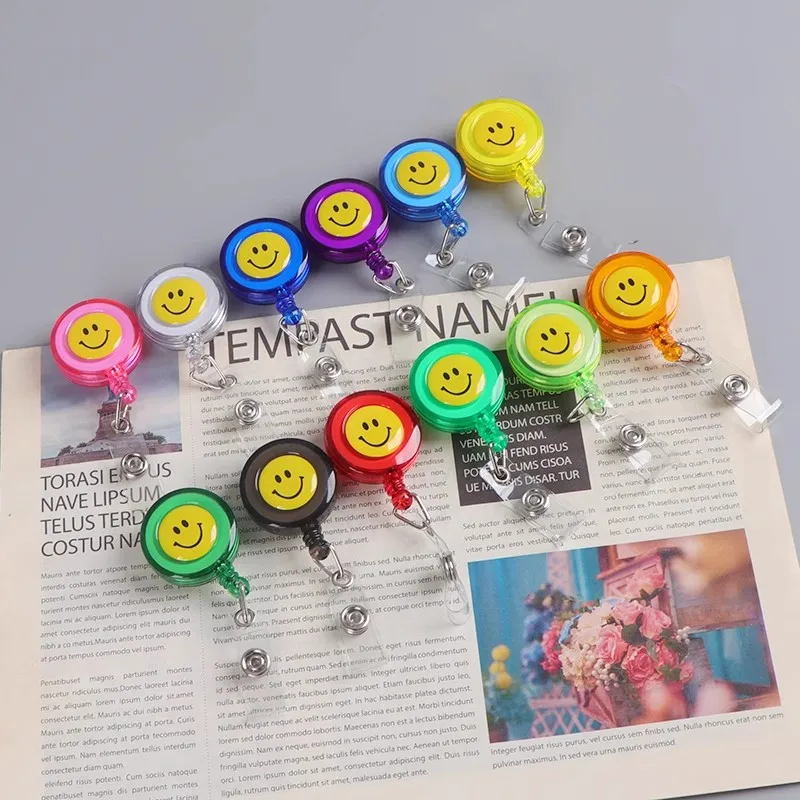 10 Uds. De insignia, hebilla de fácil montaje, cadena retráctil, estuche para tarjetas de testimonio, cordón, protector de puerta, hebilla colgante