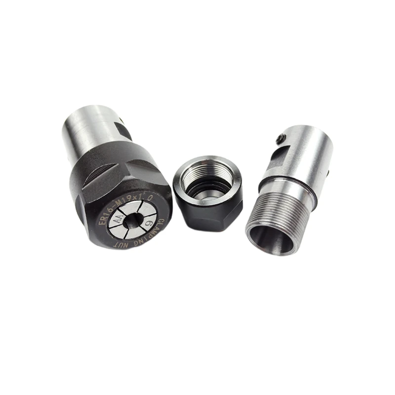 OUIO ER11 ER16 ER20 C10 C16 C20 C25 Chuck Spindle Motor Shaft Extension Rod Spindle Chuck Lathe Tool Spindle Tool Holder CNC