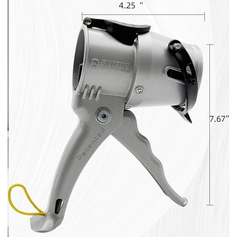 Enhanced version American Siligun compact glass glue gun - a short, self-sealing, high-thrust, drip-proof caulking tool