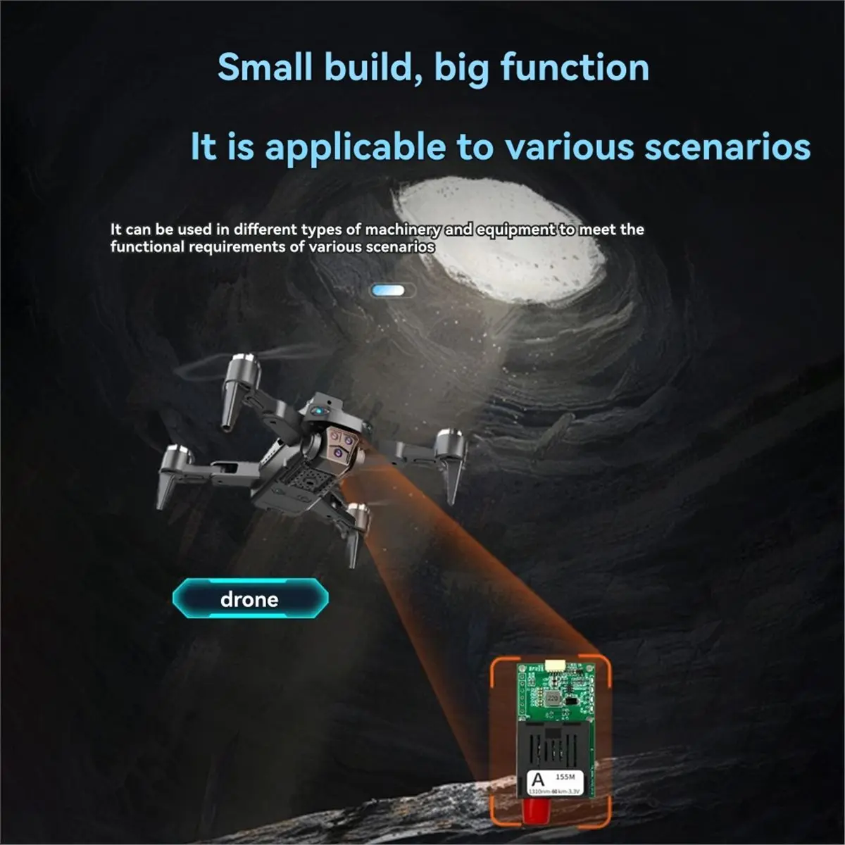 modulo-transceptor-de-fibra-Optica-ttl-fpv-a23g-puerto-Optico-modulo-de-interfaz-uart-sbus-accesorios-para-drones-60km
