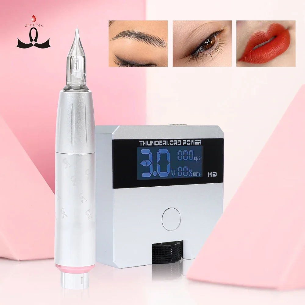 WenShen YD blink 2.0 sliver Permanent Makeup Tattoo Pen Universal Needle wireless tattoo machine pen