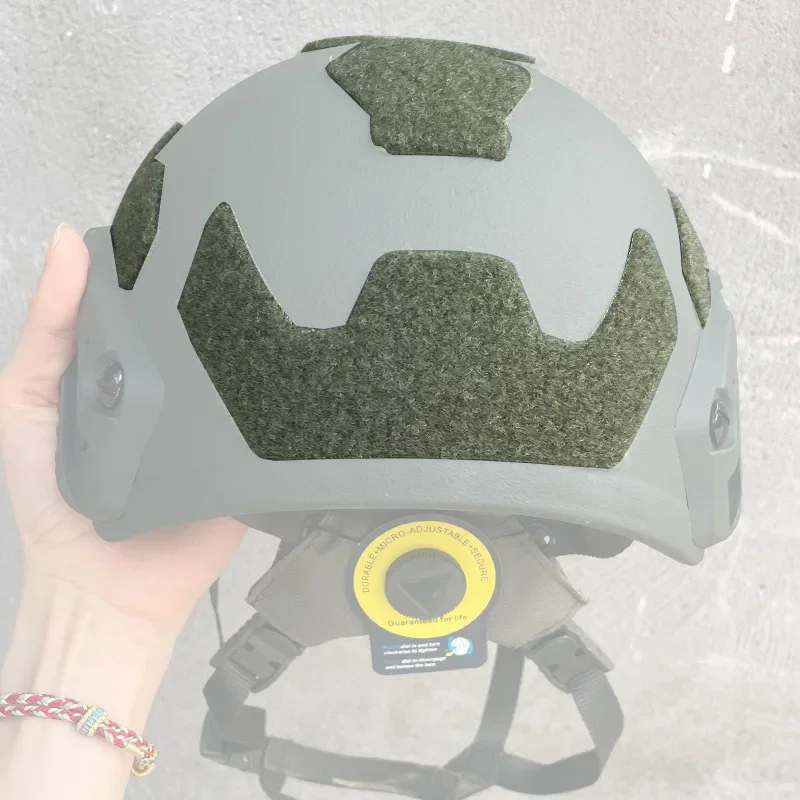 11PC Tactical FAST Helmet Patch Set - No Drill Adhesive Hook & Loop Stickers for Super High Cut Helmets