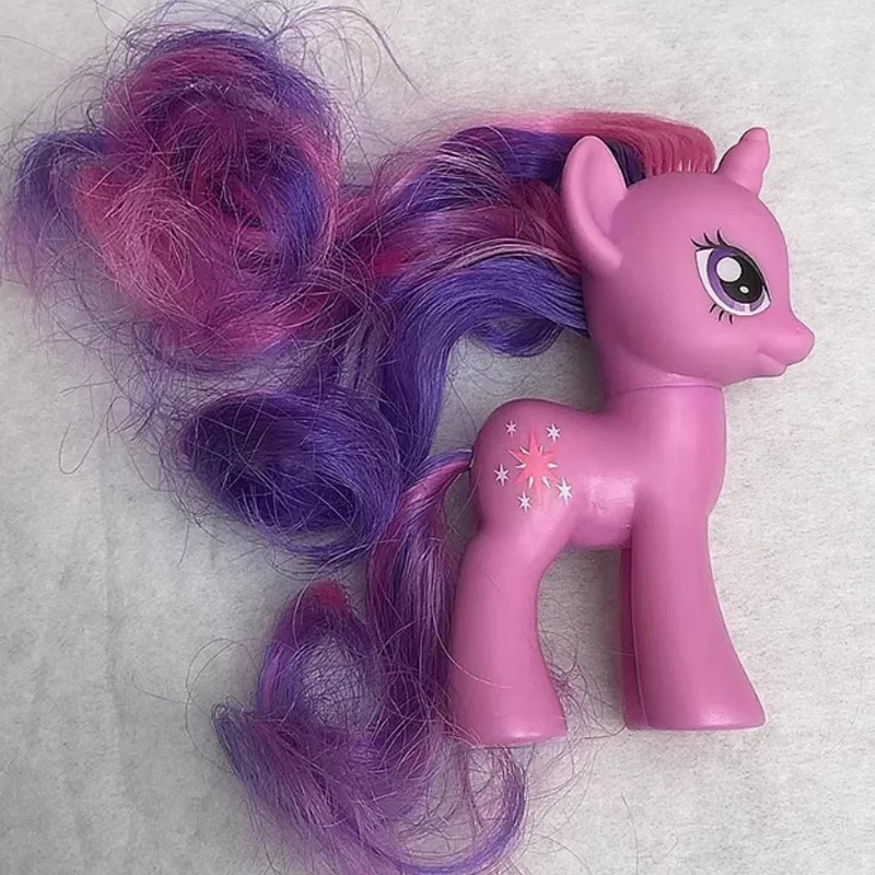 Hasbro Anime My Little Pony Twilight Sparkle figuras de acción de dibujos animados juguete modelo colección adornos niños regalos de cumpleaños