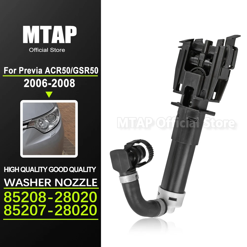 Auto Head Light Washer Nozzle For Toyota Previa ACR50/GSR50 2006 2007 2008 Headlamp Water Jet Actuator Cleaning Spray