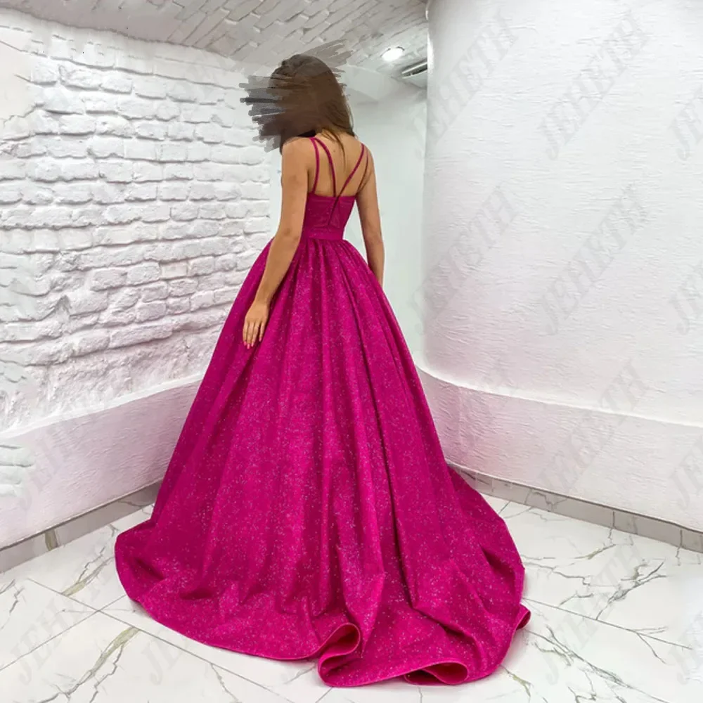 Vestidos de Noche largos de satén con lentejuelas, vestidos de vaina de una línea, vestidos de fiesta formales, vestidos de graduación personalizados