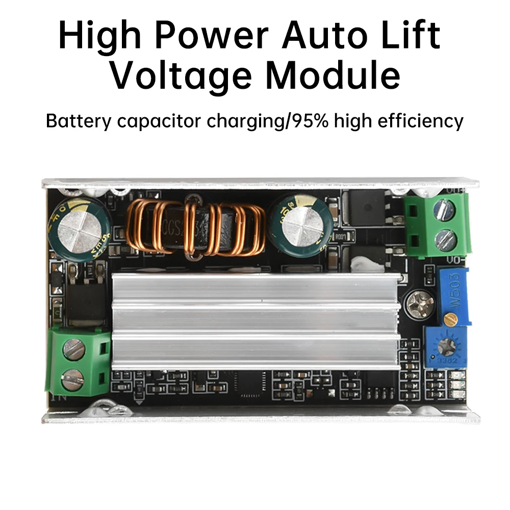 5-30V to 2-30V/6-30V to 3-30V 8A 120W Automatic Buck-Boost Module Constant Voltage Constant Current Step Up Board