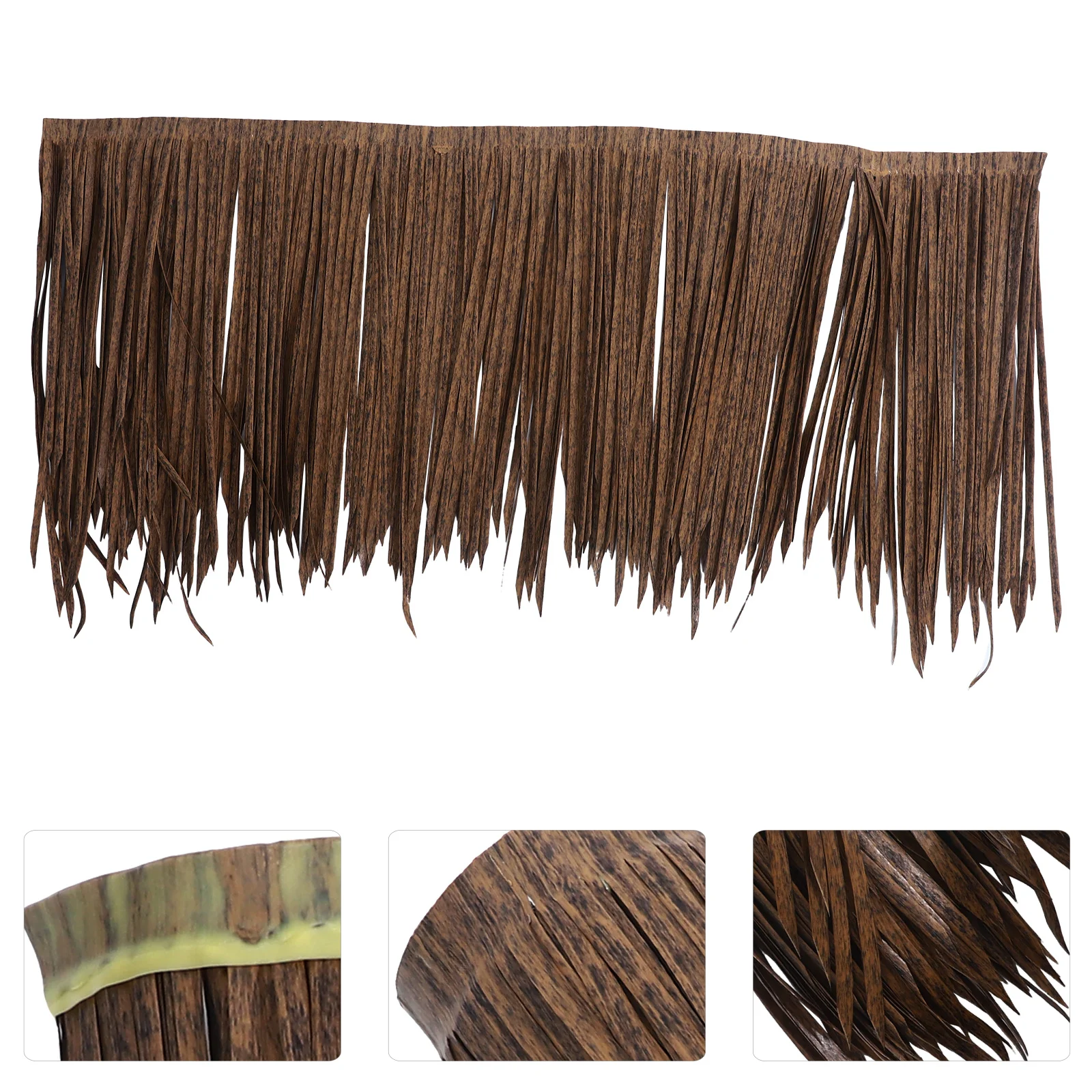 

Simulation Straw Roof Artificial Thatch Roofing Pe Durable Material Garden Hut Balcony Decor Natural Color Lifelike Design
