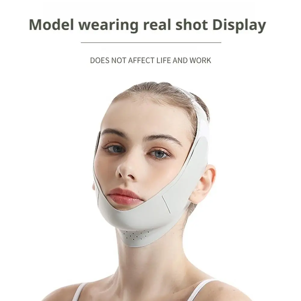 Vrouwen V-lijn Gezicht Shaper Herbruikbare Gezicht Afslanken Bandage Schoonheid Gezichtsband Massa Gereedschap Lift Gezicht Riem Kinverzorging Wang Huid E0J9