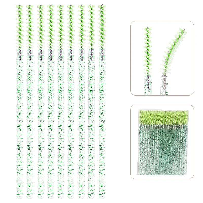 50 stücke Einweg Make-Up Pinsel Wimpern Microbrush Mascara Wands Kosmetik Applikator Augenbraue Micro Pinsel Lash Verlängerung Liefert