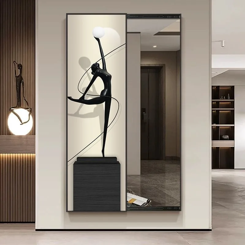 

Modern Design Mirror Display Organizer Aesthetic Flexible Mirror Frame Salon Enfeites Para Casa Decoracao Furniture Accessories