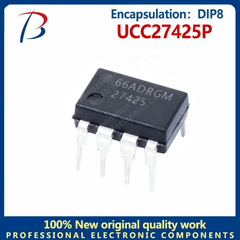10pcs UCC27425P package DIP8-door driver screen 27425 low end gate driver