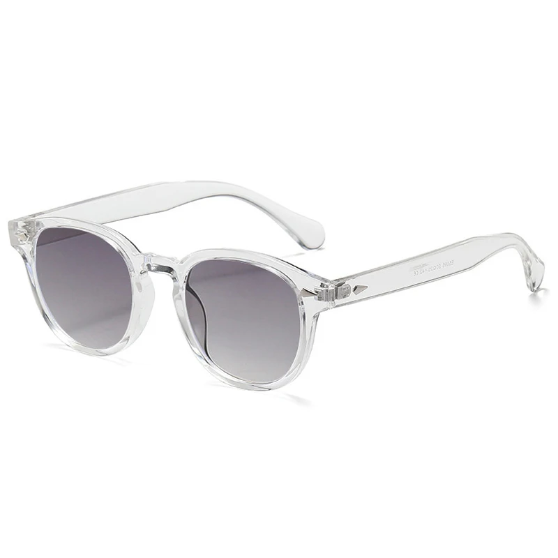 JNPCXI Qualitäts-Retro-Rundsonnenbrille für Damen, Modische Nieten-Dekoration, UV400-Schutz, Punk-Leoparden-Sonnenbrille für Herren