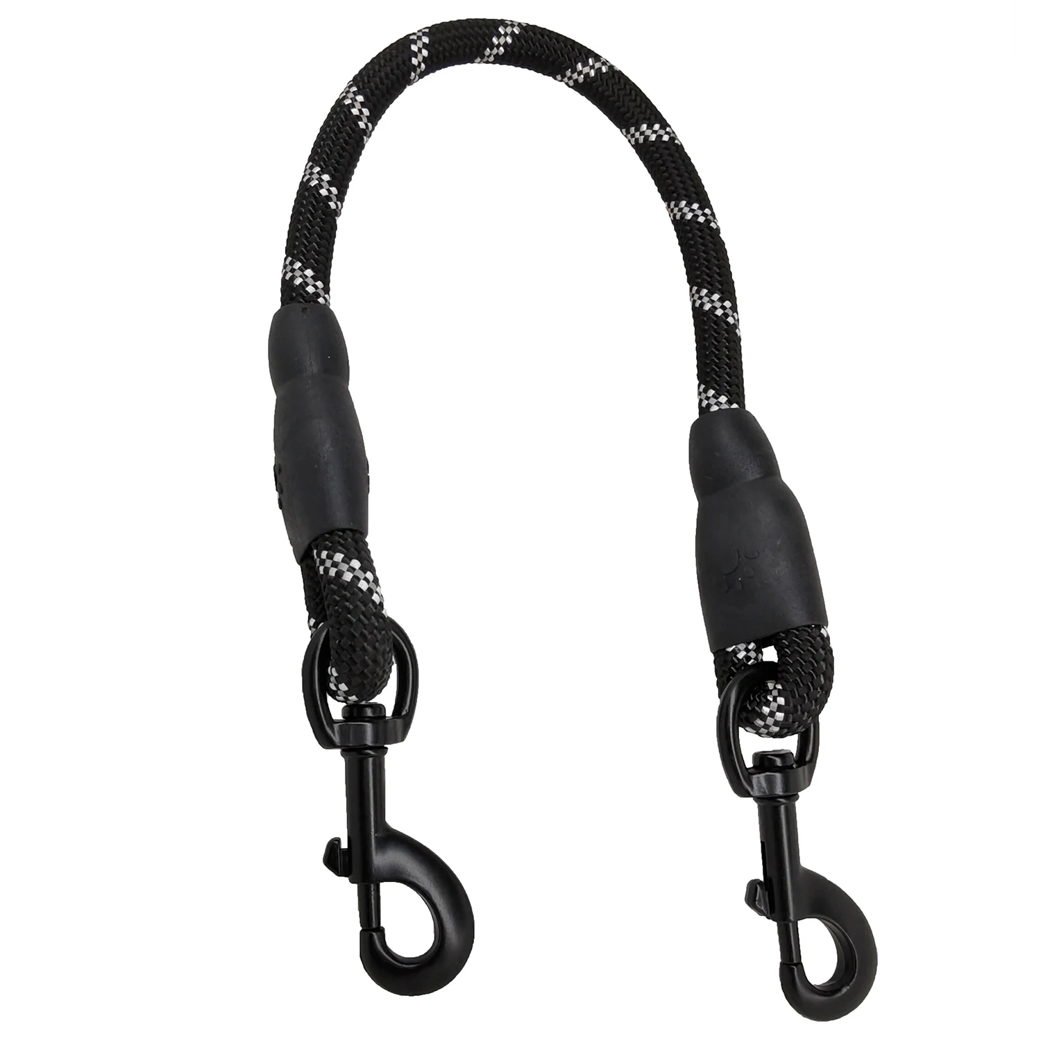 50CM Dog Short Leash 2 Snap Hooks Durable Quality Extension Rope Lead Detachable Coupler Multipurpose Car Seat Leash