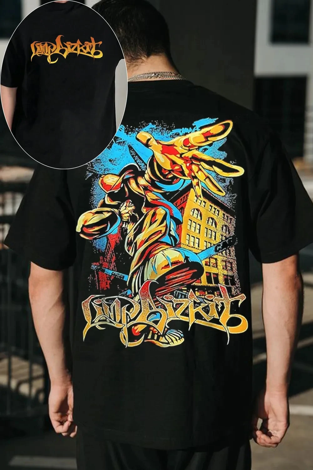 Fashion 2026 Limp Bizkit Tee Printed Cotton T-shirt Men's Summer Casual Top Short Sleeve Classic Male Women Tee Unisex