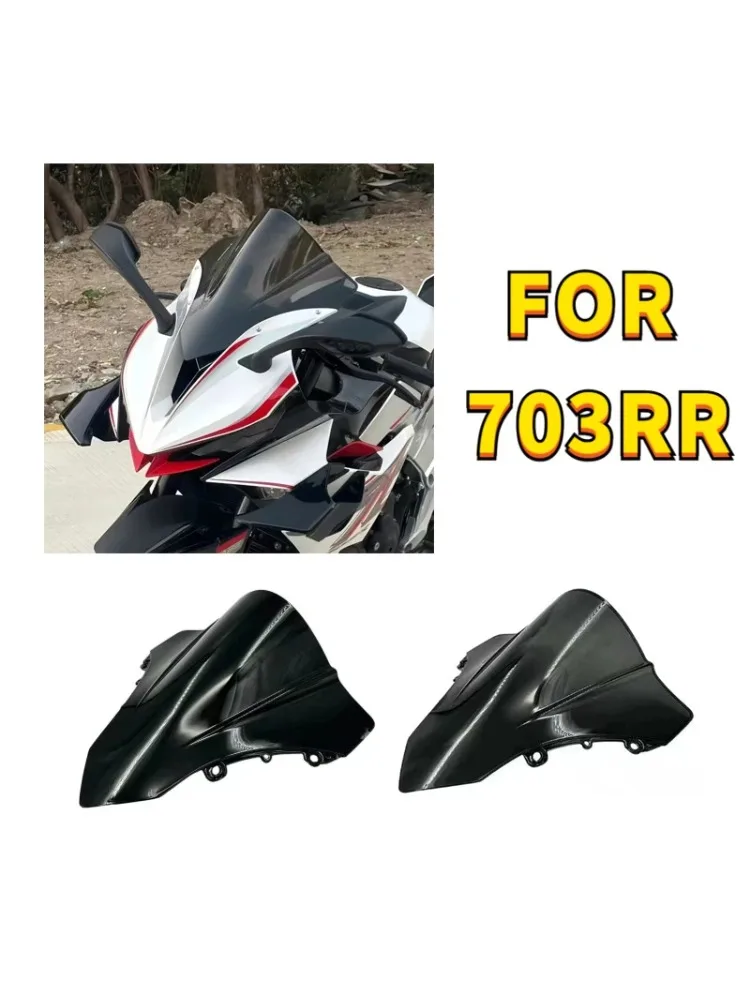 Pare-brise de moto avec hauteur accrue, pare-brise compétitif avec diffuseur épaissi adapté pour ZONTES 703RR 2024 703 RR