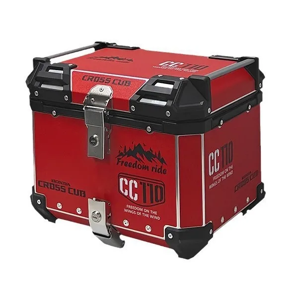 

Motorcycle quick dismantling aluminum alloy trunk trunk 45L/55L/65L electric vehicle storage box