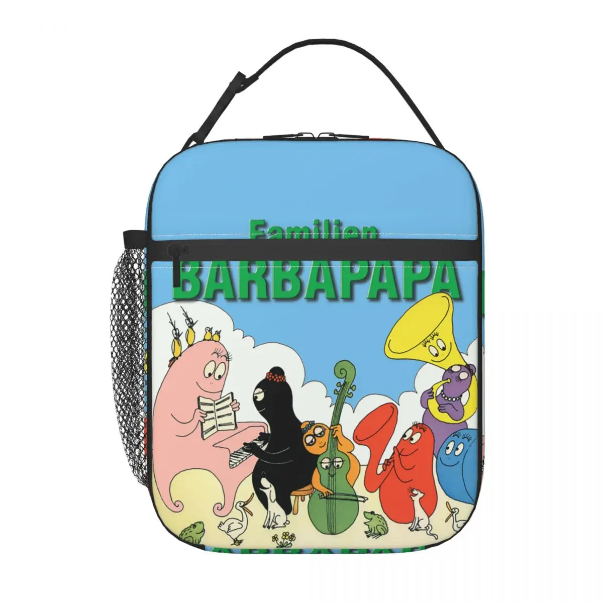 les-barbapapa-familia-saco-de-almoco-isolado-grande-festa-de-musica-saco-termico-reutilizavel-tote-lunch-box-faculdade-viagem-saco-de-alimentos