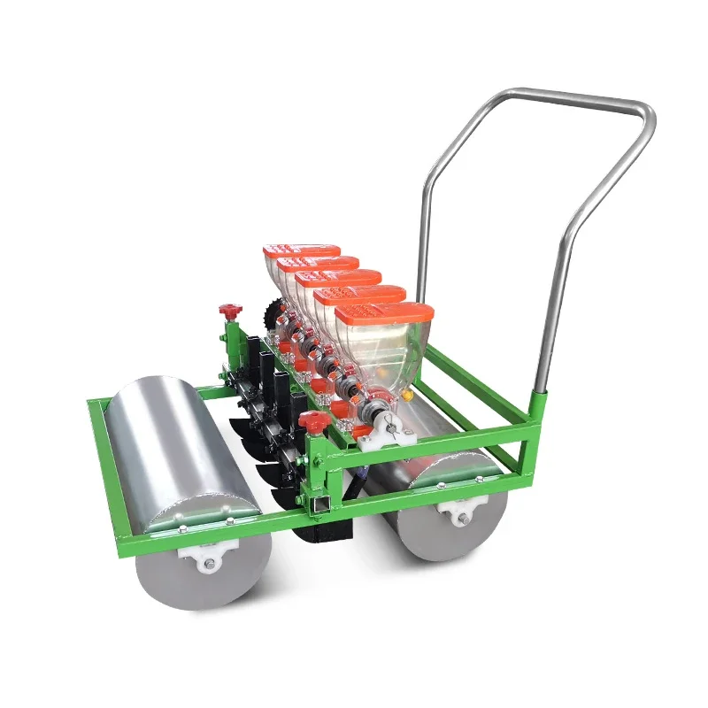 Hand Propelled Multi-function Vegetable Planter Small Parsley Precision Planter Cabbage Spinach Celery Radish Gasoline Dibbler