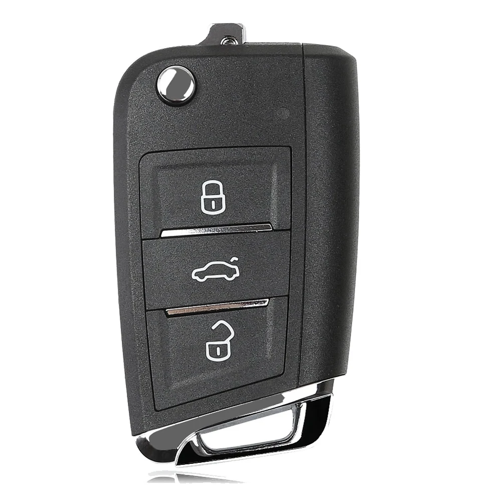 For Xhorse XEMQB1EN Super Remote Key Fob 3 Buttons with Built-in Super Chip for VW MQB Type for VVDI Key Tool