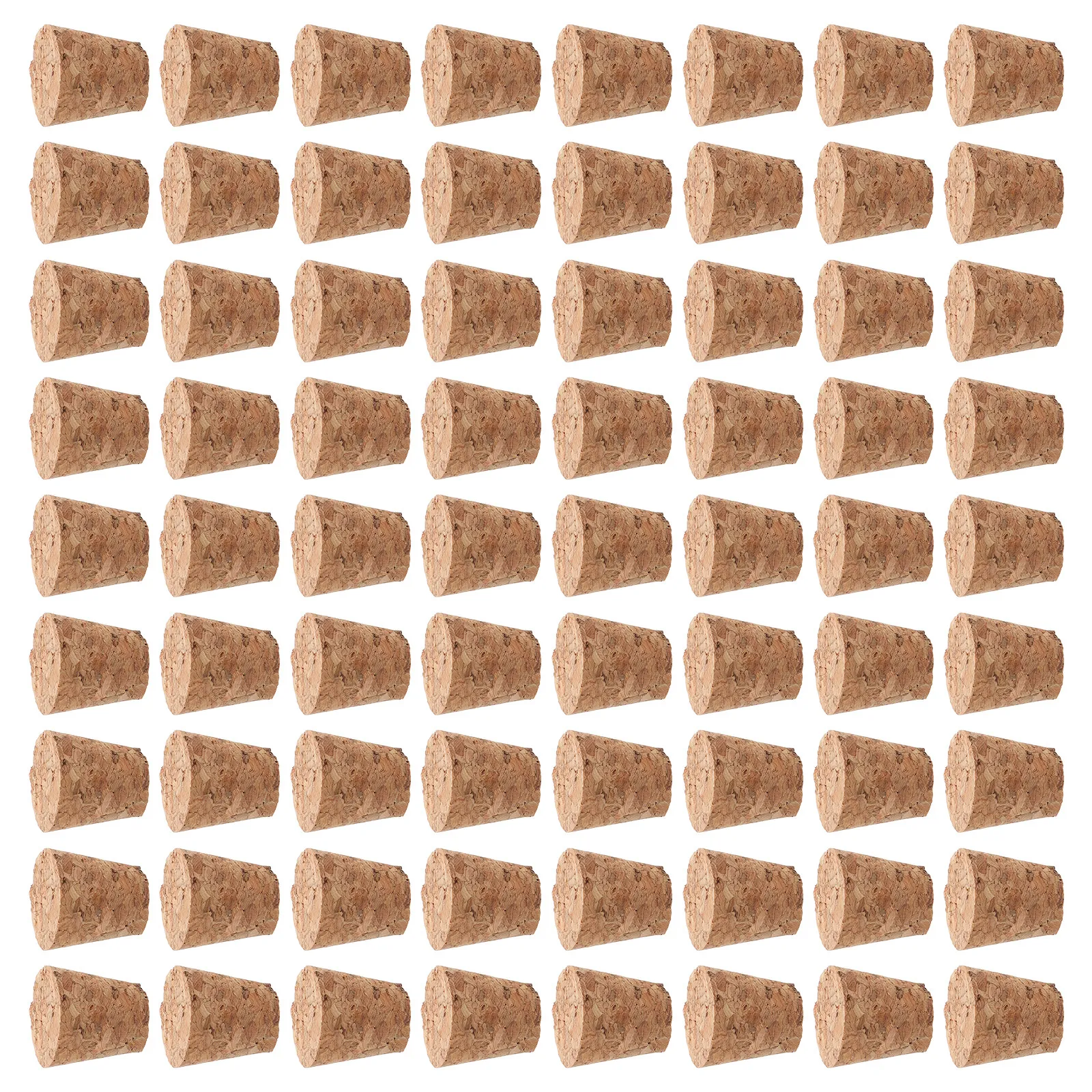 50Pcs Cork Plugs for Bottles Tapered Soft Wood Stoppers Leakproof Wine Replacement Corks DIY Craft Cork Stoppers Aromatherapy