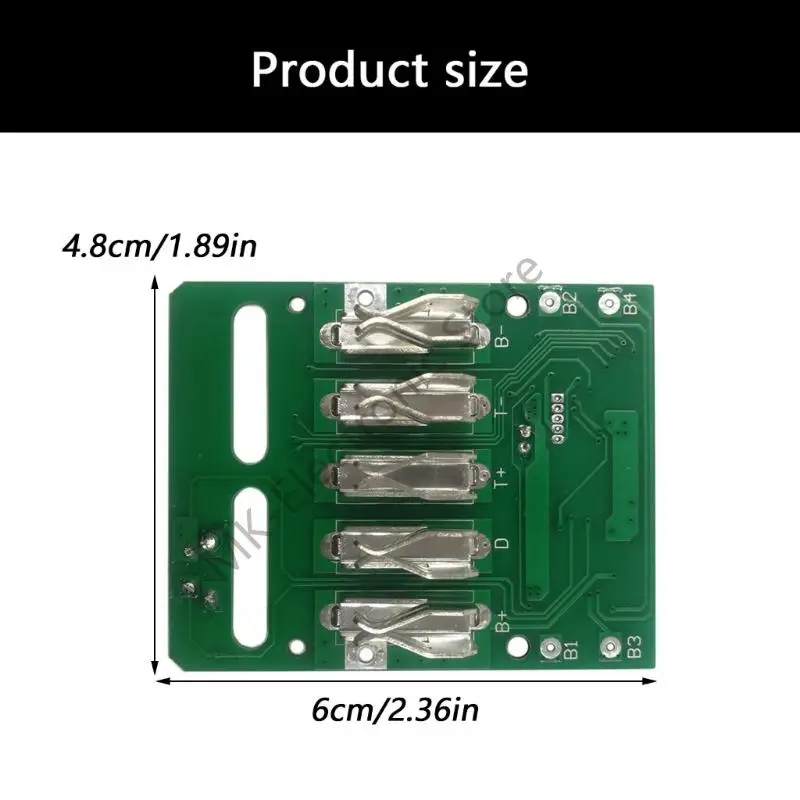 لوحة حماية بطاريات الليثيوم R2LF 18 فولت PCB دائرة الشحن الزائد ومنع التفريغ الزائد #6