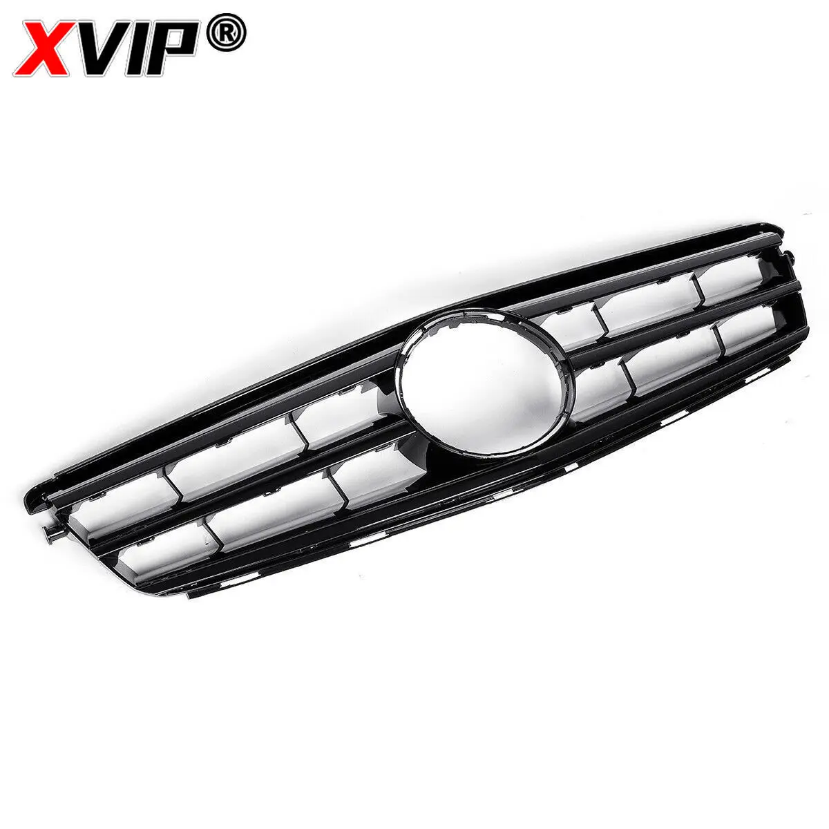 XVIP For Mercedes W204 Grille Benz C-Class C204 S204 2007-2014 C180 C200 C250 C300 C350 Diamond AMG GT Style Front Bumper Grille