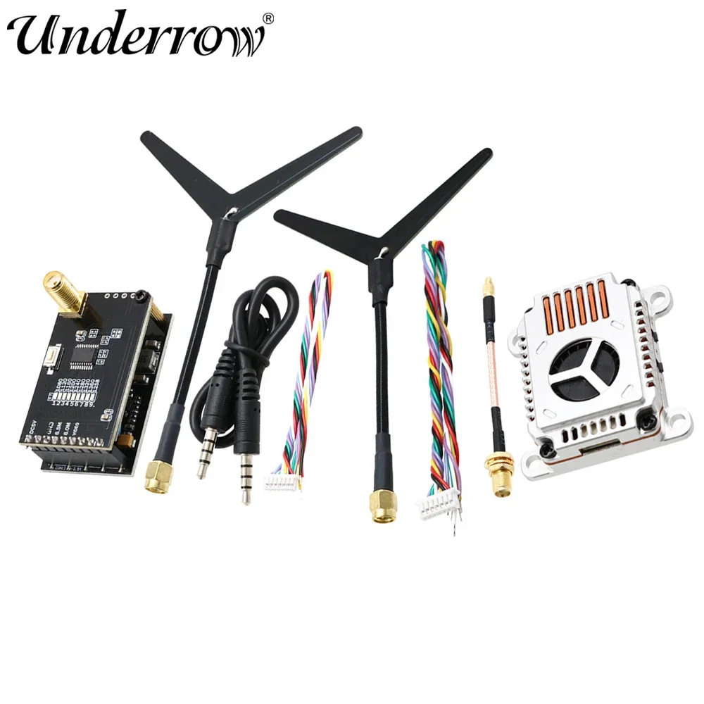 1.2G 1.2GHz 1W 1.6W 2W 25mW/ 2000mW VTX Switchable Video Transmitter Module W/ 1.2G 8Ch VRX For FPV Long Range Racing DronUniFly