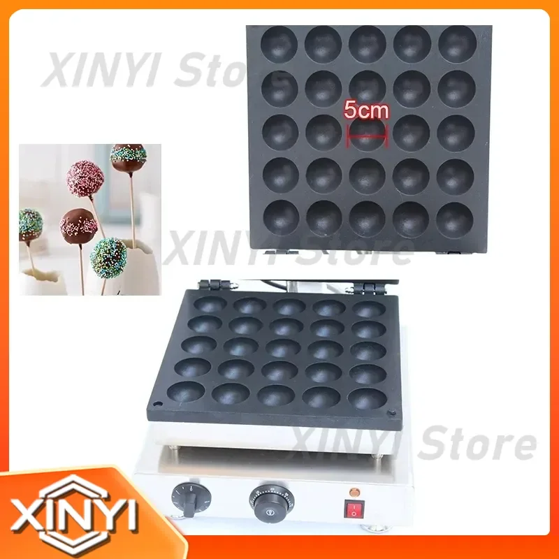 for Shineho Commercial Cake Pop Maker Electric Waffle Baking Machine To Make Cake Pops Lollipop Iron Plate