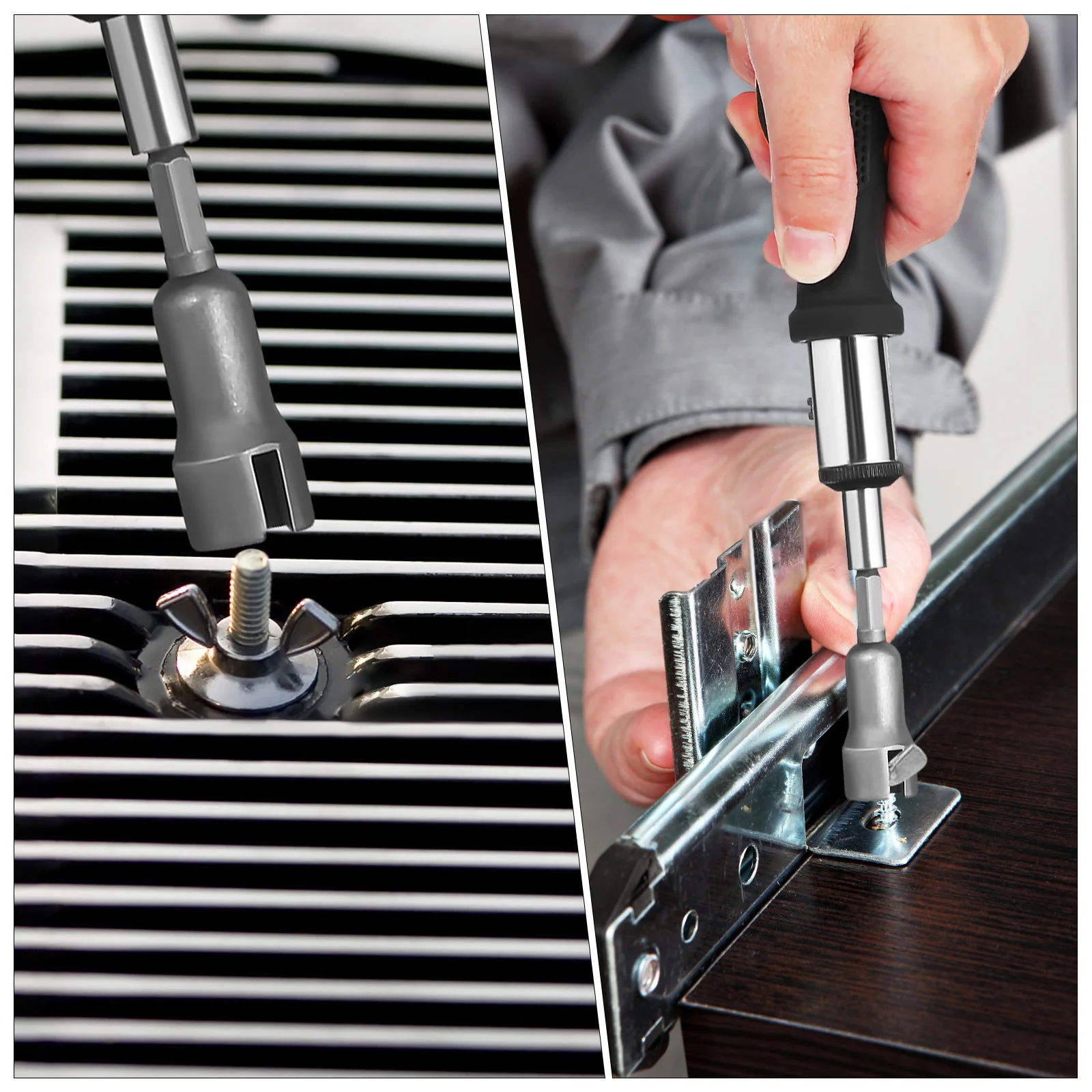 

Electric Screwdriver Sleeve Wingnut Socket Deep Drivers Bit Panel Nuts Tool Drill Adapter