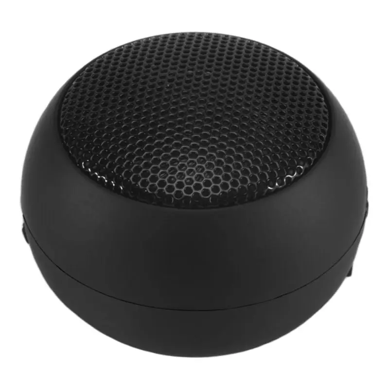 ABZZ-Mini Portable Travel Loud Speaker With 3.5Mm Audio Cable Low Voltage Built-In Battery Retractable Speaker For Ipod