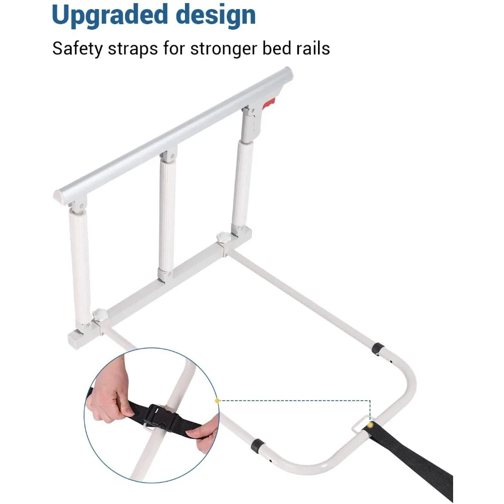 Bettgitter für die Sicherheit älterer Erwachsenen – klappbarer Nachttisch-Assistent-Griff für ältere Erwachsene, Patienten verhindern das Herunterfallen
